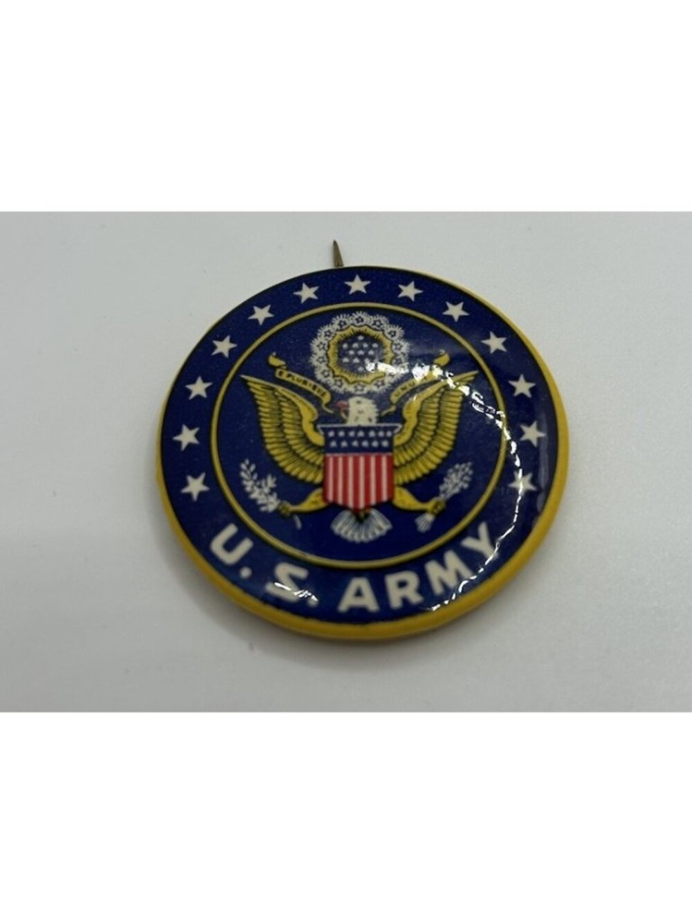 Vintage Original WW2 U.S Army Air Metal Button 1.75" Eagle Crest